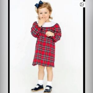 The Beaufort Bonnet Company Tribecca tartan Red Plaid Dress